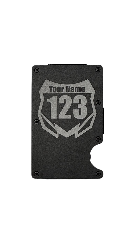 Custom Number Plate RFID Blocking Wallet